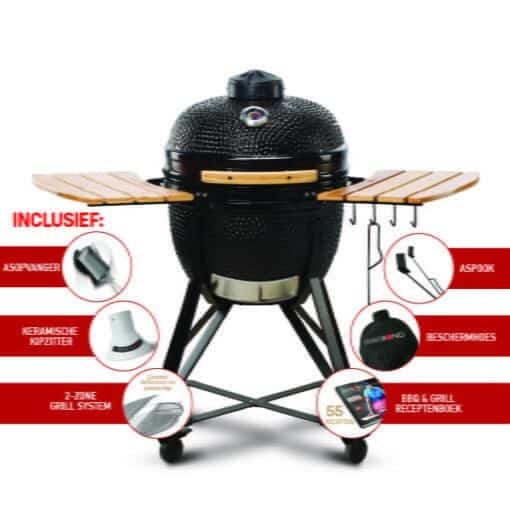 kamado Bono media 20" zwart