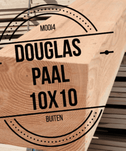 Douglas paal 10x10cm