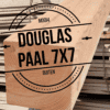 Douglas paal 7,5x7,5cm