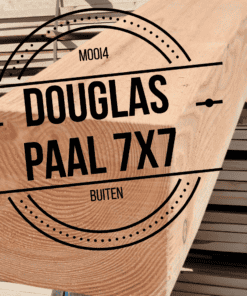 Douglas paal 7,5x7,5cm