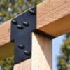 Pergola tussenpaal bevestiging