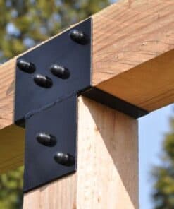 Pergola tussenpaal bevestiging