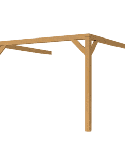 Douglas pergola muur 3.12x3.24