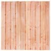 tuinscherm Douglas 21-planks 180x180