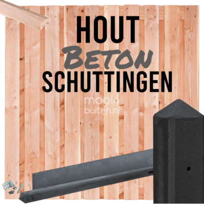 hout beton schuttingen