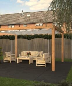 pergola 2.34 x 4.24 met harmonicadoek