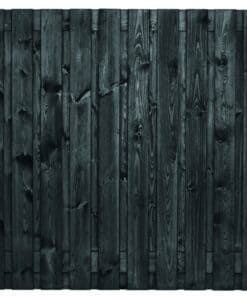 tuinscherm zwart 21-planks 180x180