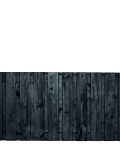 tuinscherm zwart 180x90