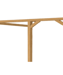 pergola 3,12x5,24 muur montage