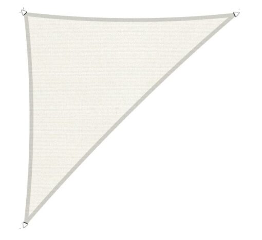 Schaduwdoek driehoek 90° Artic White