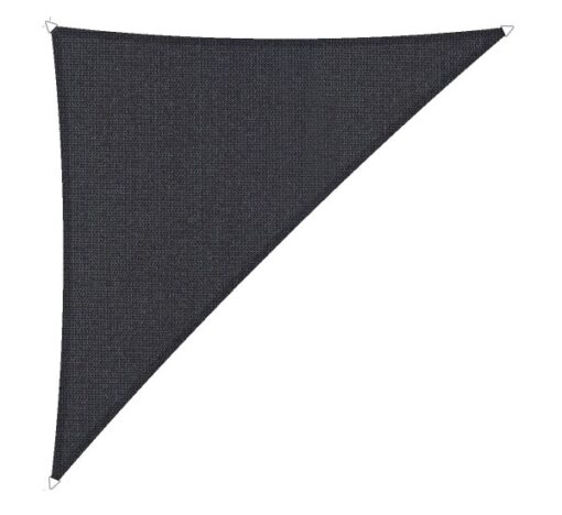 schaduwdoek driehoek 90° Carbon Black