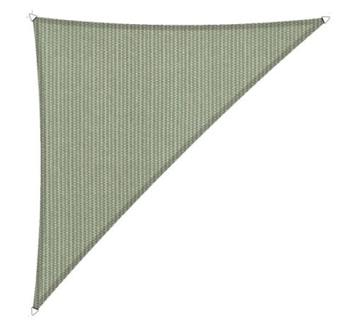 schaduwdoek driehoek 90° Moonstone Green 400x400x570cm