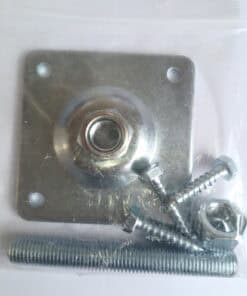 stelplaat met verstelbare moer complete set