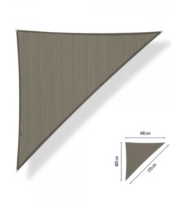 schaduwdoek driehoek 90° 4x4x5,70 meter van Shadow Comfort